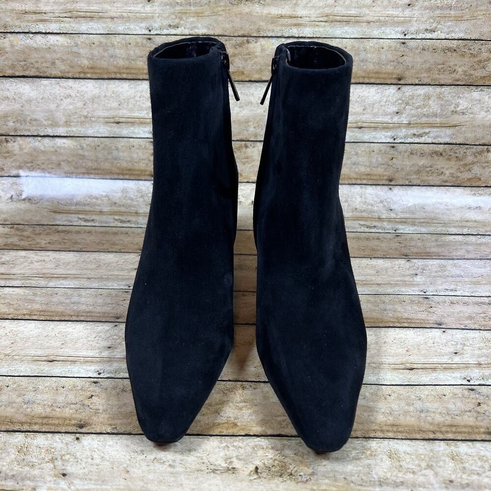 Sam Edelman Saige Black Suede Casual Comfort Ankle Booties Women’s Size 6 M - Picture 4 of 11